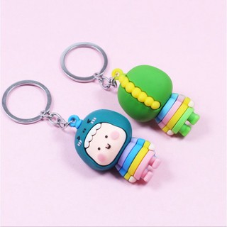 Móc Khóa Xe Khủng Long Cute