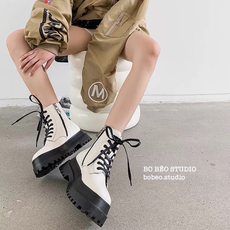 BABY PLATFORM BOOTS  - BỐT ULZZANG ĐẾ CAO 5CMN