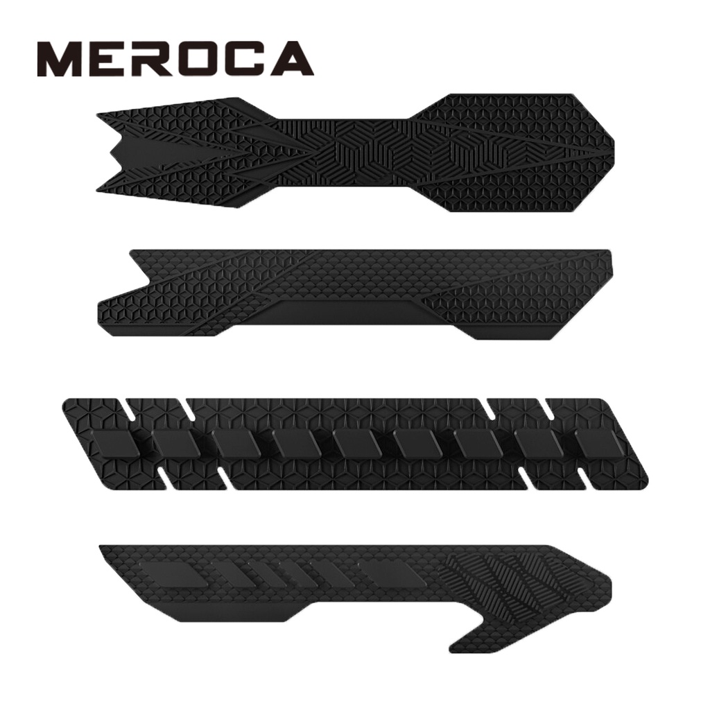 MEROCA Miếng Dán Silicon Bảo Vệ Khung Dây Xích Xe Đạp Mtb Chống Trầy Xước