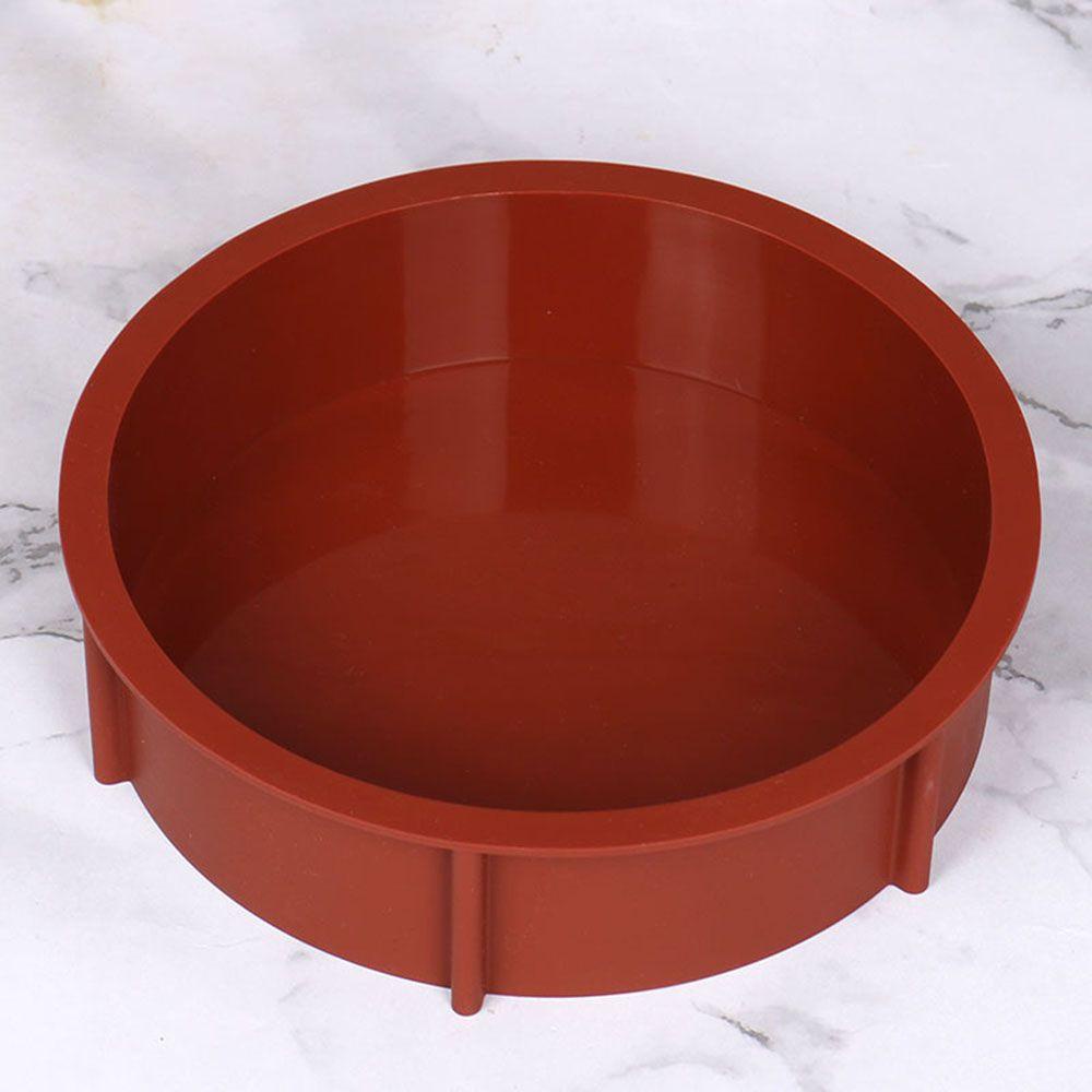 Khay Nướng Bánh Hình Tròn / Vuông / Trái Tim Bằng Silicone DIY