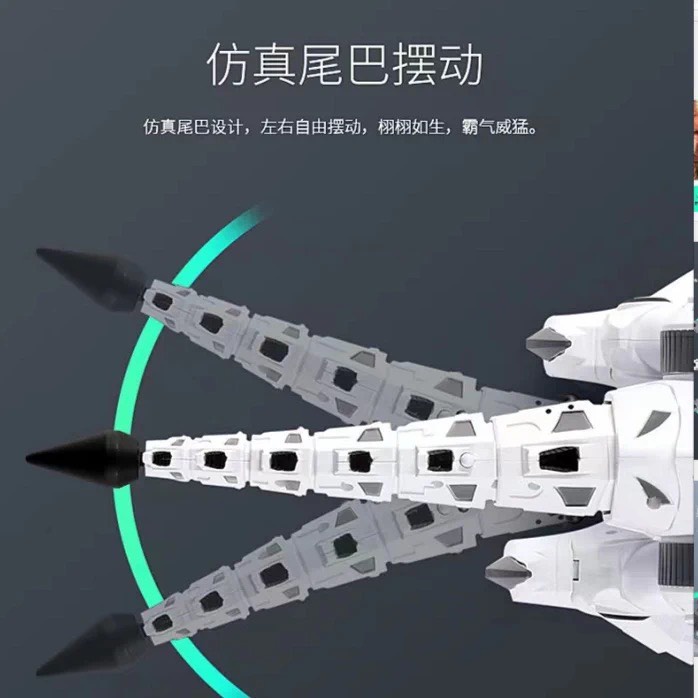 Khủng Long Robot Chiếu Đèn Điện Sử Dụng Pin