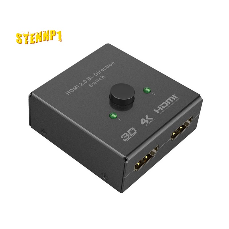 Bộ Chuyển Đổi Hdmi 2 Cổng 2x1 / 1x2 Hdmi Hub-Hdmi Sang Hdmi 4k 3d 1080p