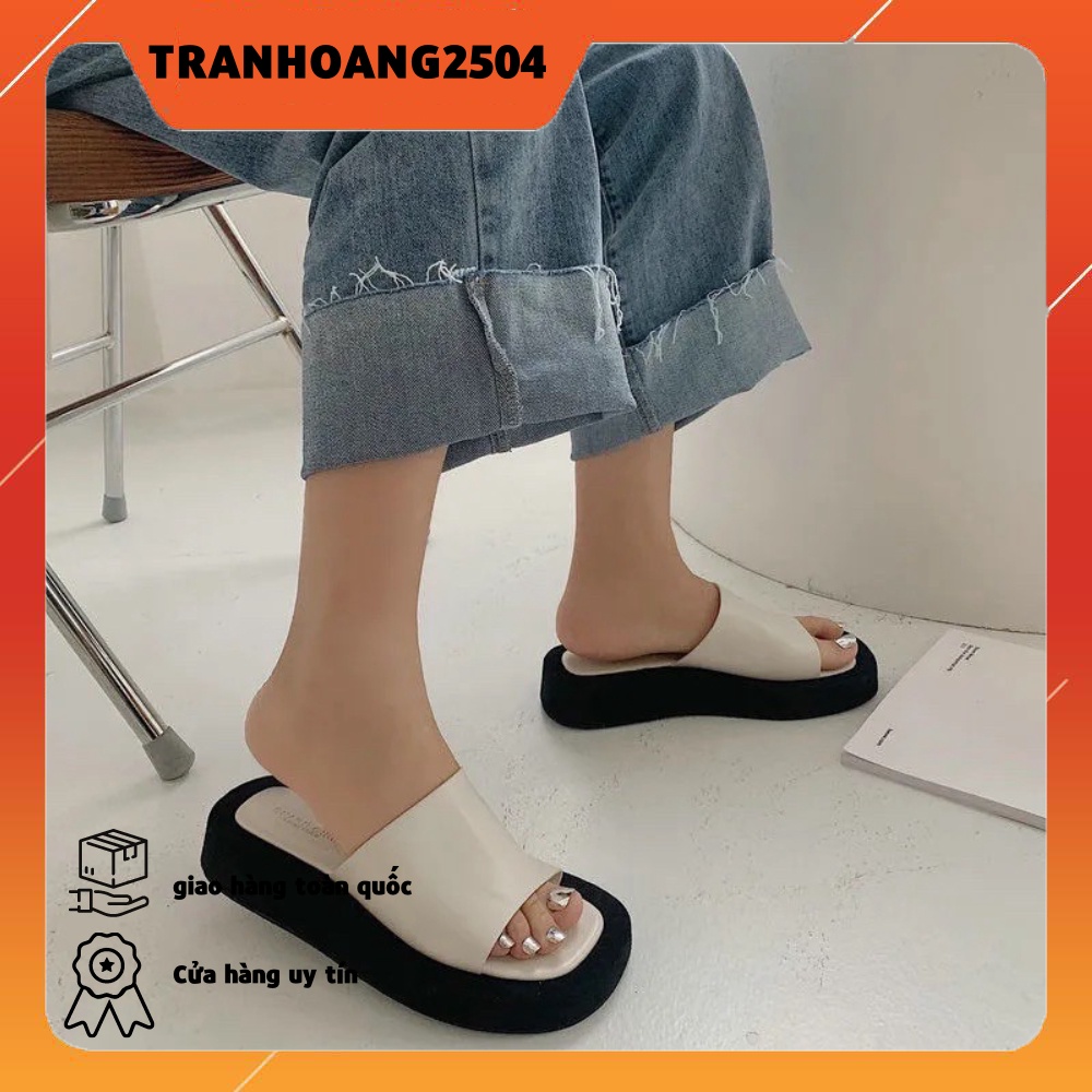 Dép Nữ Đế Bệt Quai Ngang Thoải Mái Thời Trang