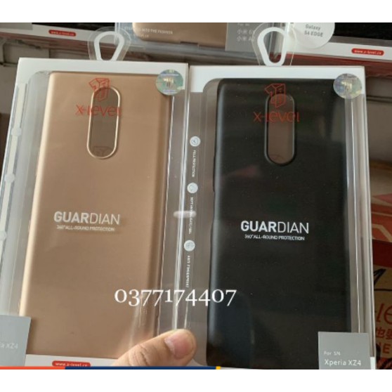 Ốp lưng X-Level Cho Sony Xperia XZ4/ Xpreia 1 Silicon dẻo nhám chống vân tay ( Đen )