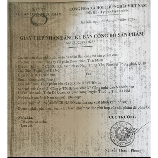 Heviho - Siro giảm ho, long đờm