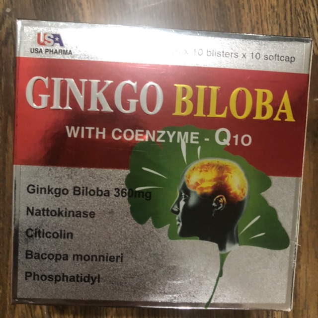 Ginkgo biloba -Cải thiện trí nhớ và chứng mất ngủ hoạt huyết dương não