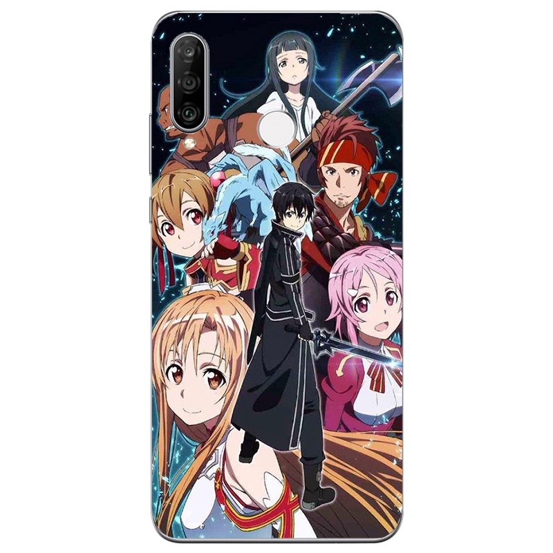 Ốp Lưng Silicone In Hình Sword Art Online 2d Cho Itel S11 S15 S31 S32 S33 S36 Pro