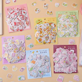 Set 7 tấm nhãn dán nhỏ dễ thương