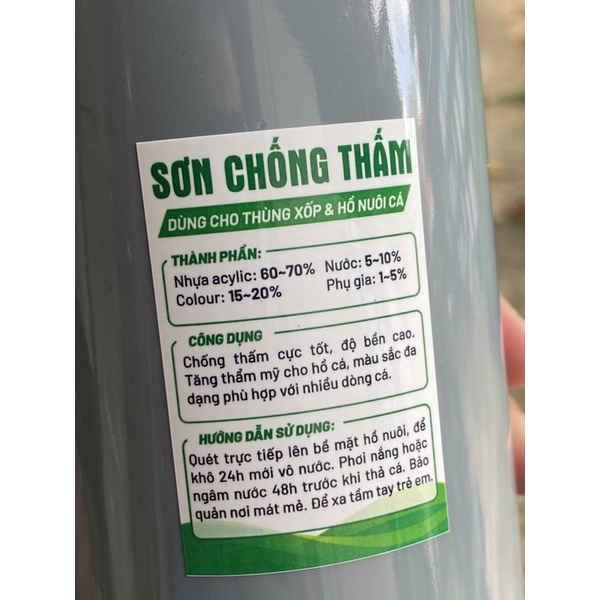 Sơn Chống Thấm Thùng Xốp