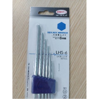 Bộ lục giác EIGHT LHS-6 (Hex Key Wrench- Made in Japan)