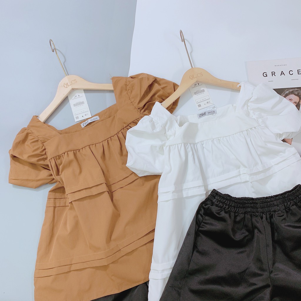 SET ÁO THÔ CỔ VUÔNG TAY BỒNG QUẦN SOOC BẢNG 3 MÀU CHO NỮ | BigBuy360 - bigbuy360.vn