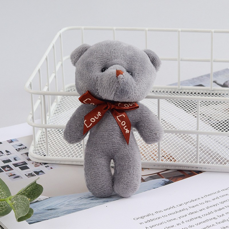 Gấu bông teddy mini dễ thương - Gấu bông teddy mini cao cấp kích cỡ 10 cm