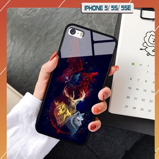 Ốp lưng kính 3d iphone 5/5s/5se