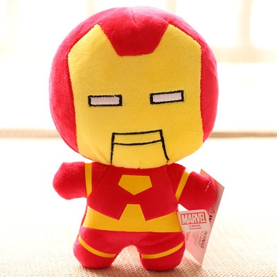 DISNEY Búp Bê Đồ Chơi Nhồi Bông Marvel Spiderman Captain America Iron Man Hulk Marvel 12CM Làm Quà Sinh Nhật Dành Cho Trẻ