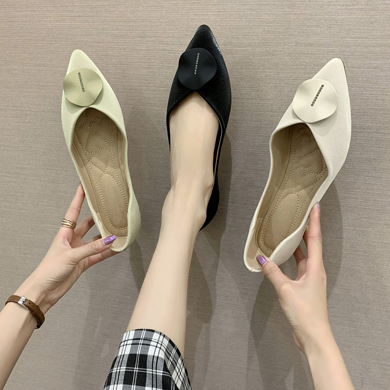 Giày Bệt Nữ, Giày Đế Bằng Mũi Nhọn Phong Cách Hàn Quốc | BigBuy360 - bigbuy360.vn