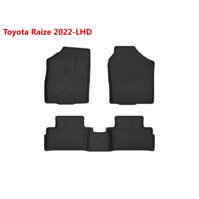 Lót sàn Toyota Raize 3D TPE