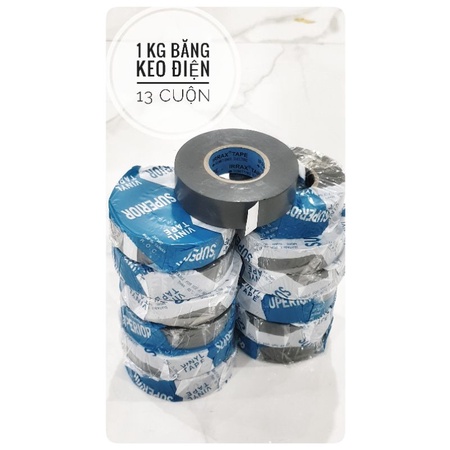 Băng keo điện, màu xám, siêu dính, siêu dai, siêu mỏng
