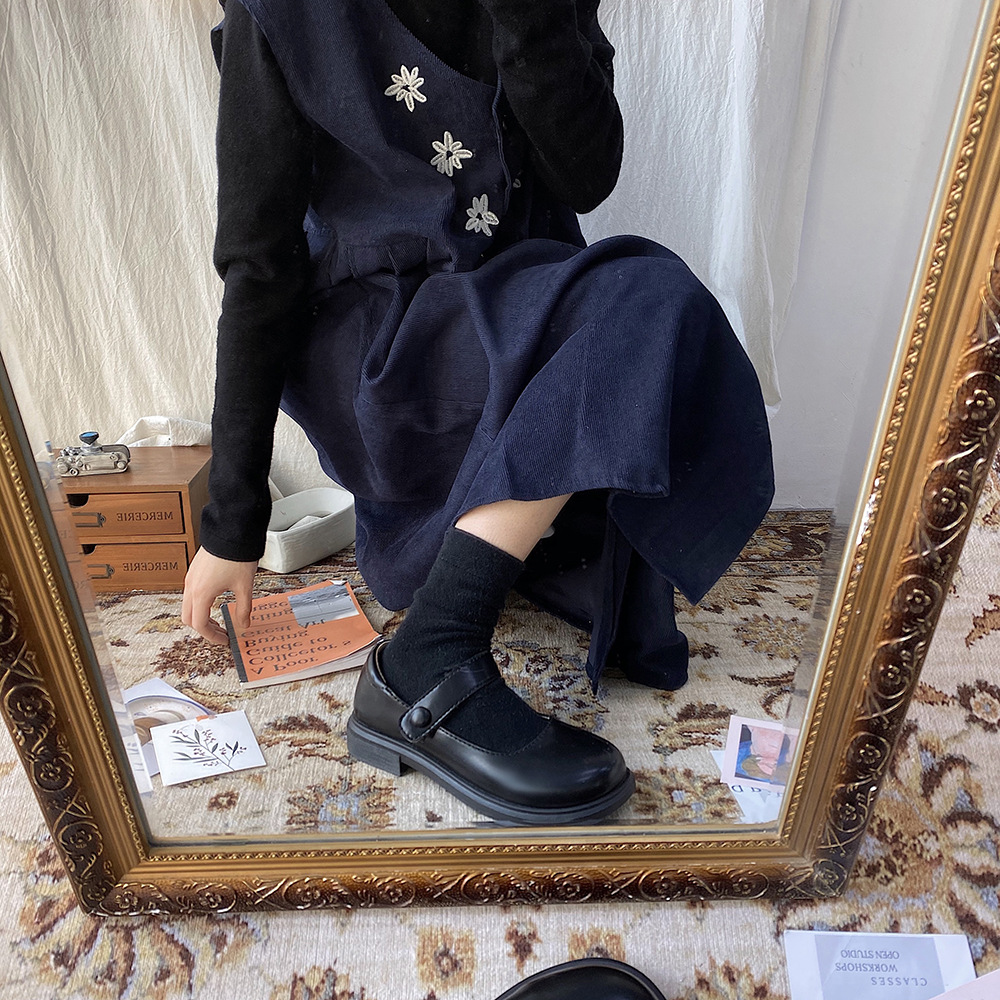 Giày Da Thiết Kế Thời Trang Nữ Kiểu Retro | BigBuy360 - bigbuy360.vn