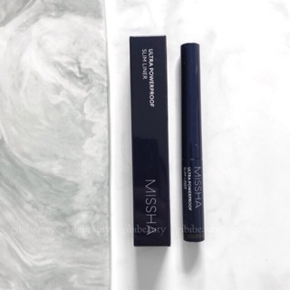 Kẻ mắt nước chống trôi siêu mảnh MISSHA ultra powerproof slim liner