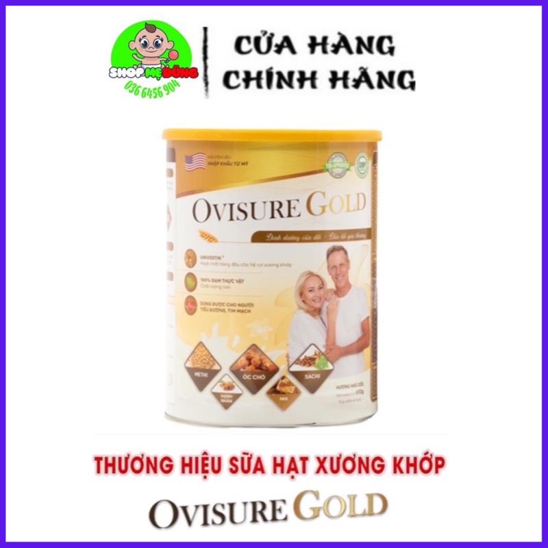 Sữa hạt xương khớp Ovisure Gold giúp xương chắc khỏe lon 650g chính hãng