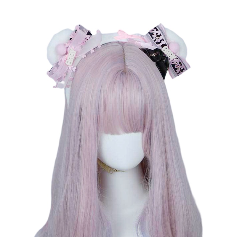 Băng Đô Tai Gấu Bông Hóa Trang Lolita