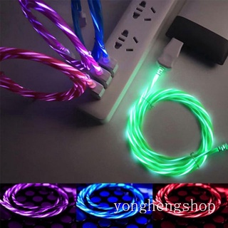 Cáp Sạc Có Đèn LED Cổng Type C Cho Điện Thoại Android