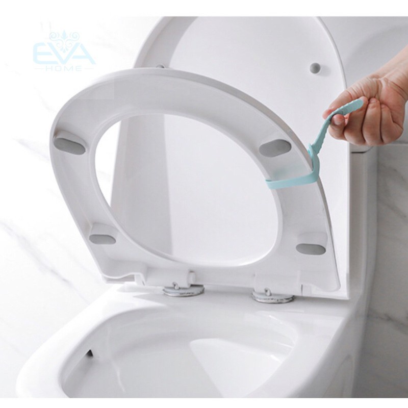 Dây Đai Silicon Nhấc Mở Nắp Bồn Cầu Tiện Lợi Sạch Tay Cho Cả Nhà Tránh Tiếp Xúc Vi Khuẩn , Toilet, Nhà Vệ sinh