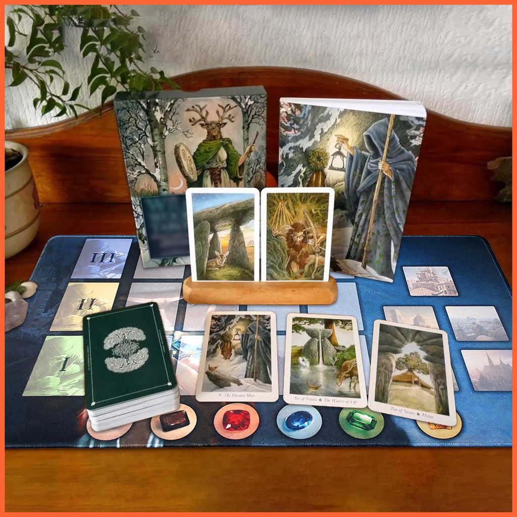 Tấm Thảm Trải Bàn Chơi Bài Tarot Hình Chữ Nhật Cỡ Lớn