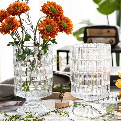 Bình hoa thủy tinh Bắc Âu- Bình trang trí - Bình Decor