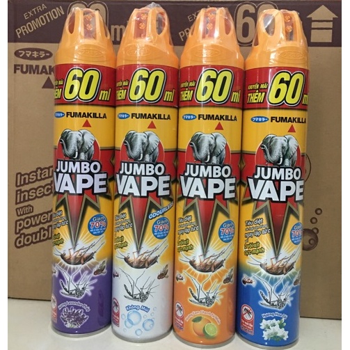 Bình Xịt Côn Trùng JUMBO VAPE 600ml