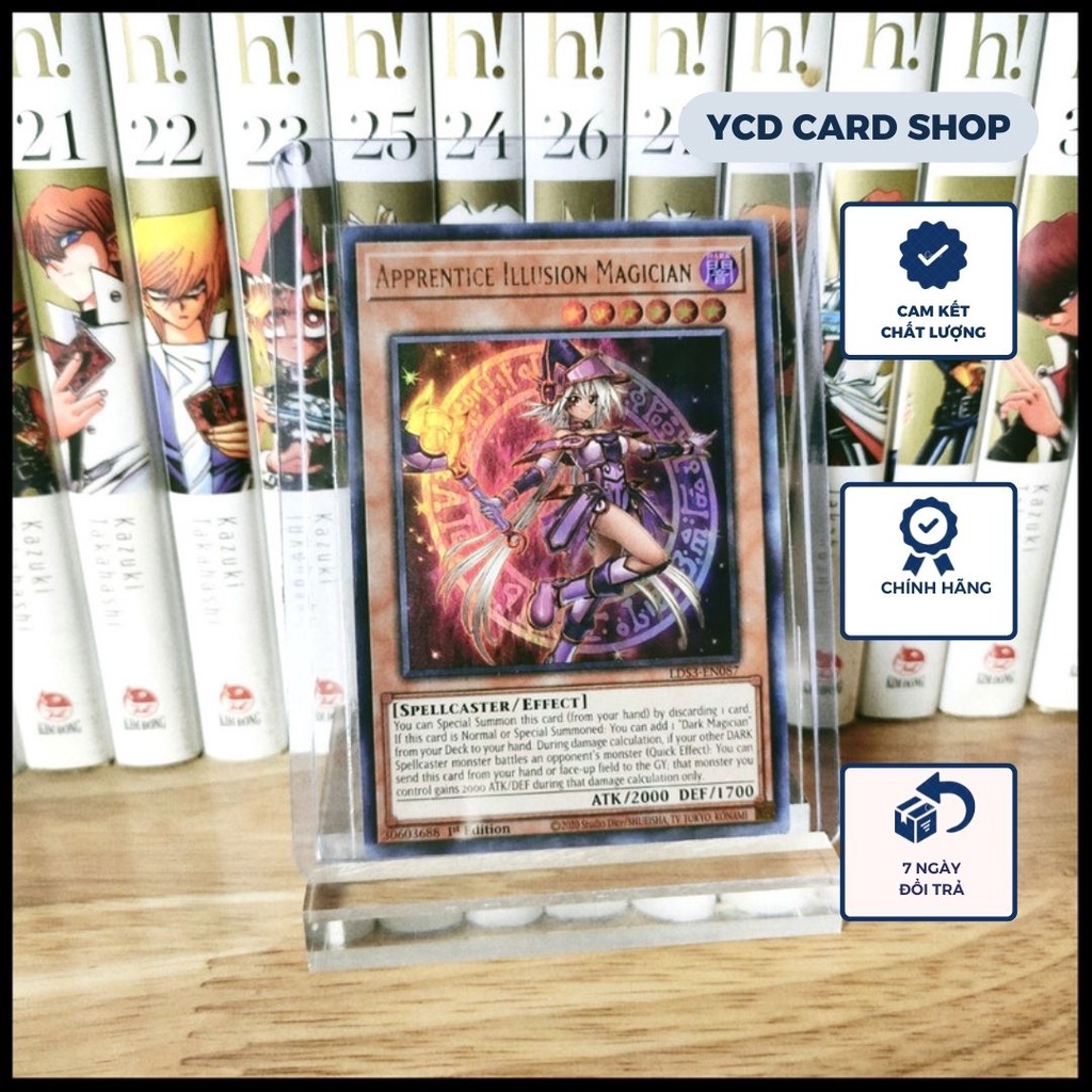 Thẻ bài Yugioh Chính Hãng Apprentice Illusion Magician– Ultra Rare