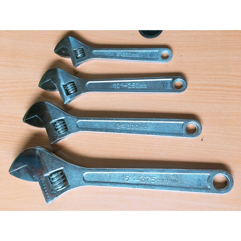 Mỏ lết thép trắng 8-10-12-15 inch
