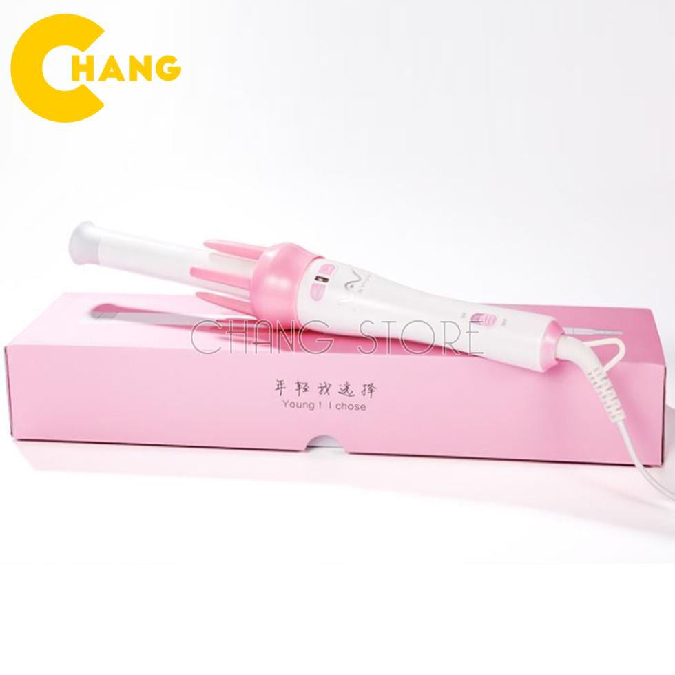 Máy Uốn Tóc Xoăn Cầm Tay Xoay 360 Tự Động
