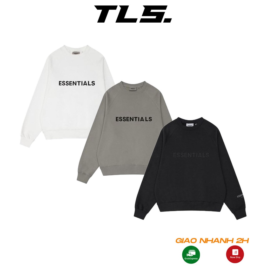 Áo sweater FEAR OF GOD FOG ESSENTIALS SS20 Unisex nam nữ Nỉ Bông oversize form rộng