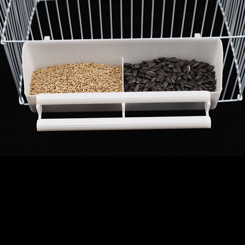 Khay đựng thức ăn cho chim cảnh/thỏ/chim cảnh bằng nhựa có móc treo tiện dụng TAYLOR1