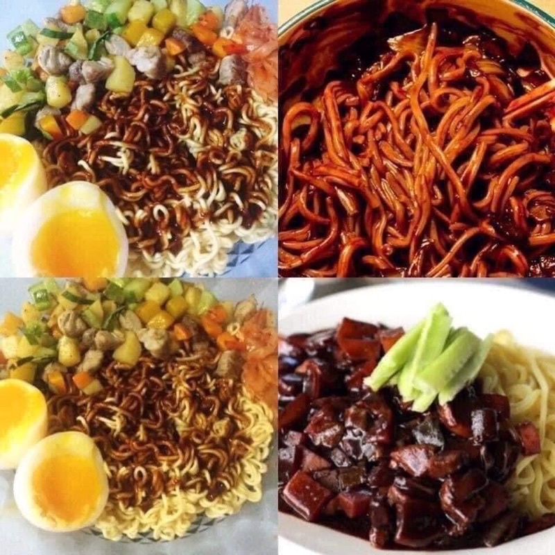 Mì trộn tương đen Thùng 20 gói