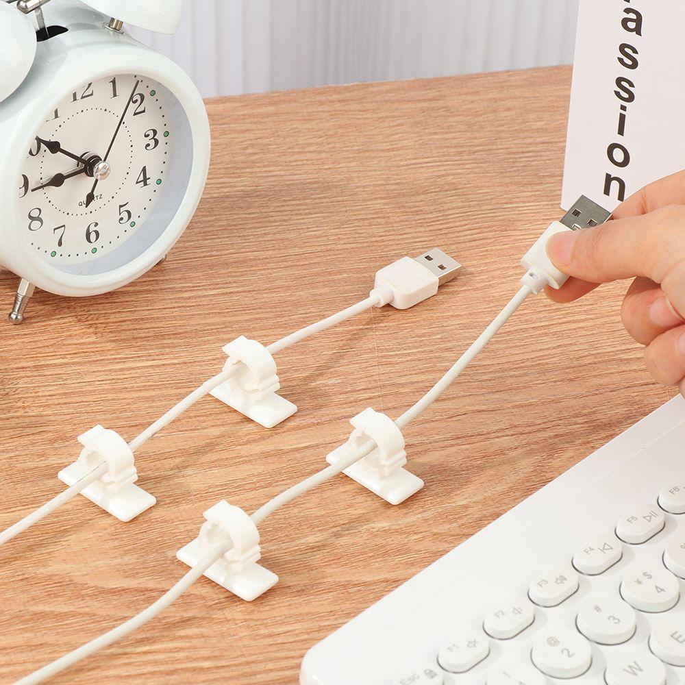 PINEVN Set 4 Kẹp Giữ Dây Cáp Tự Dính Tiện Lợi
