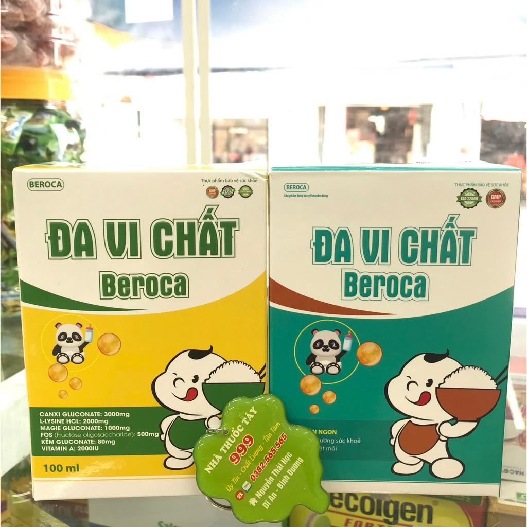 Siro hỗ trợ ăn ngon Đa Vi Chất  giao ngẫu nhiên hộp màu xanh hoặc vàng