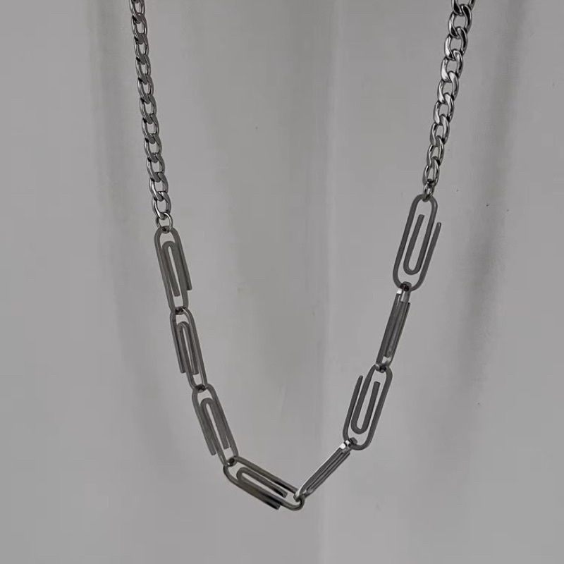 DÂY CHUYỀN XÍCH PHỐI KẸP GIẤY THÉP TITAN KHÔNG GỈ