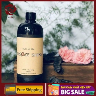 [Karose][Date Mới, 500ml] Nước Gội Đầu Bồ Kết - Hoa Hồng Karose Shine 500ml