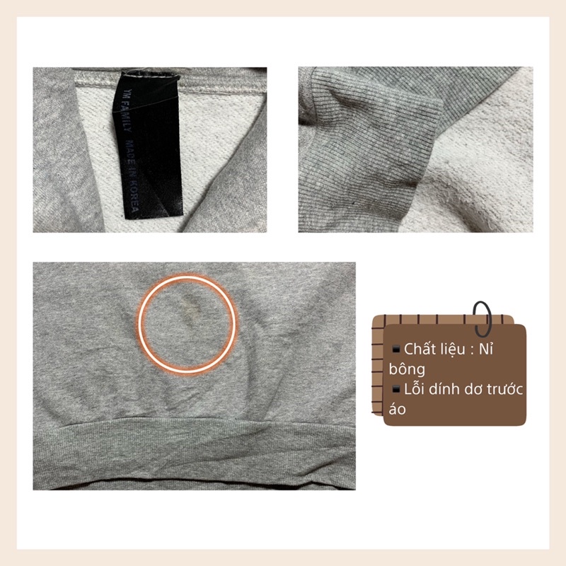 Áo hoodie 2hand tuyển loại 1 - Khabi Vintage