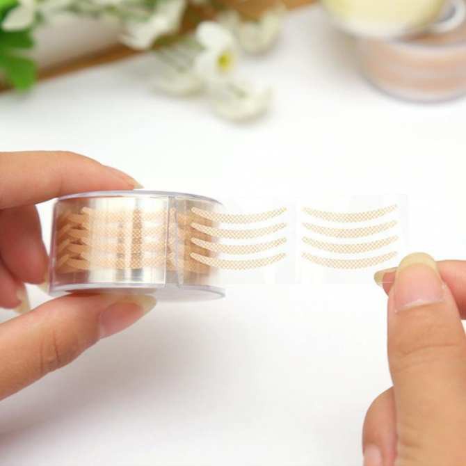 Cuộn dán kích mí Faco vân lưới tạo 2 mí tự nhiên