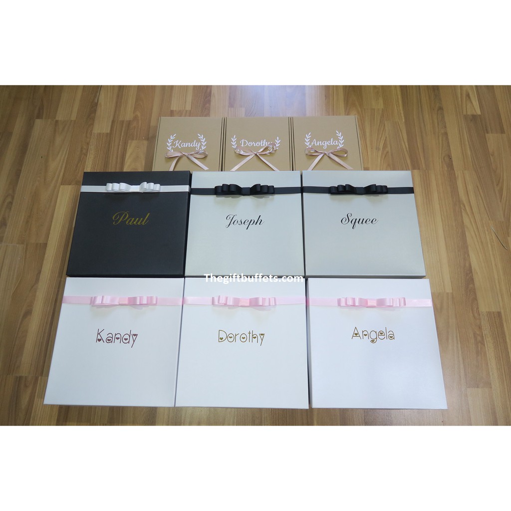 🎁[In theo yêu cầu]Hộp quà cao cấp In Tên Riêng (30x30x10cm) | BigBuy360 - bigbuy360.vn