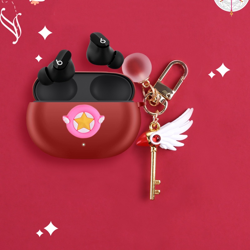 Vỏ bọc bảo vệ hộp sạc tai nghe Beats-Studio Buds bằng silicone chống sốc thiết kế hoạt hình đáng yêu