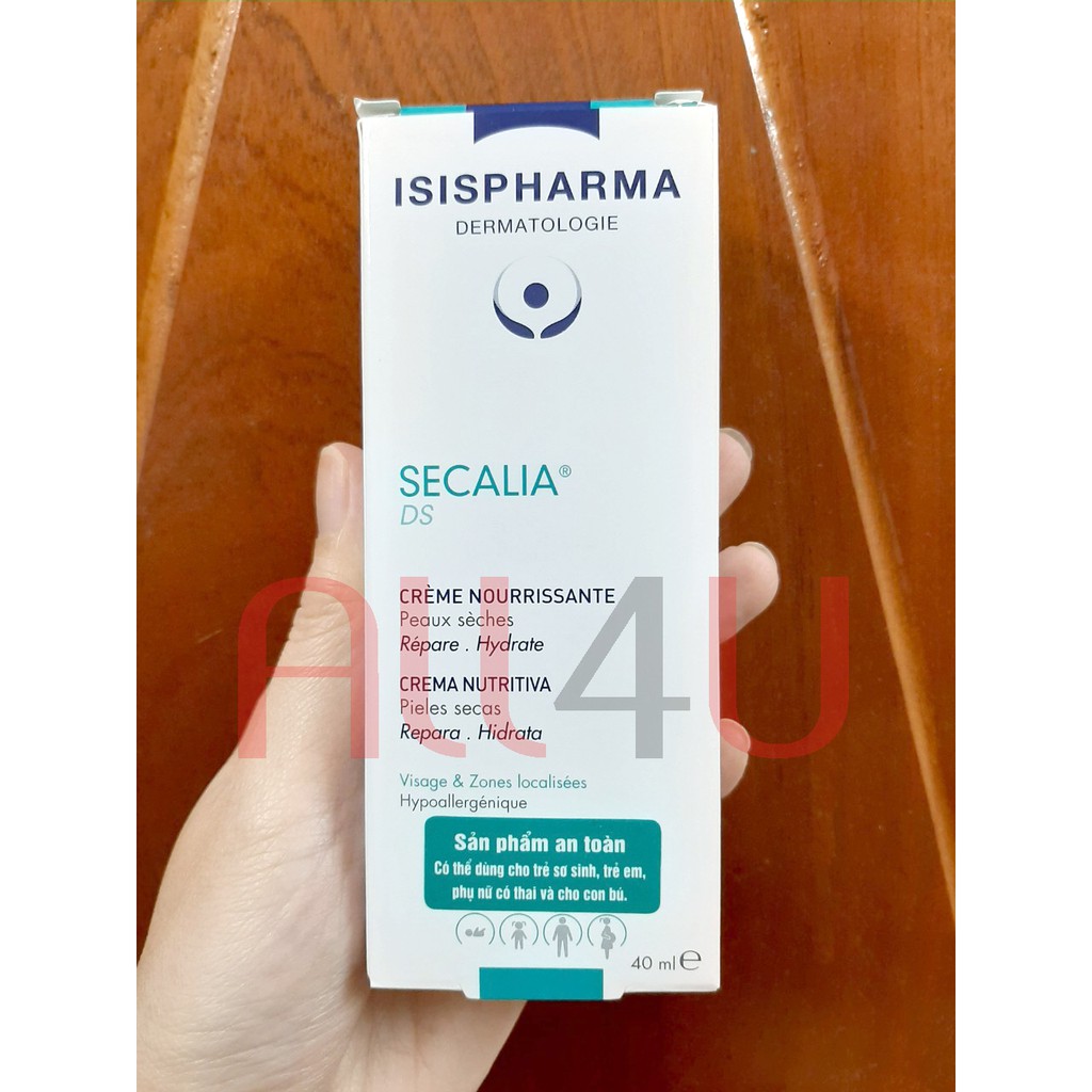 ISIS Pharma Secalia DS 40mL - Kem Dưỡng Cho Da Khô, Nhạy Cảm, Da Bị Kích Ứng