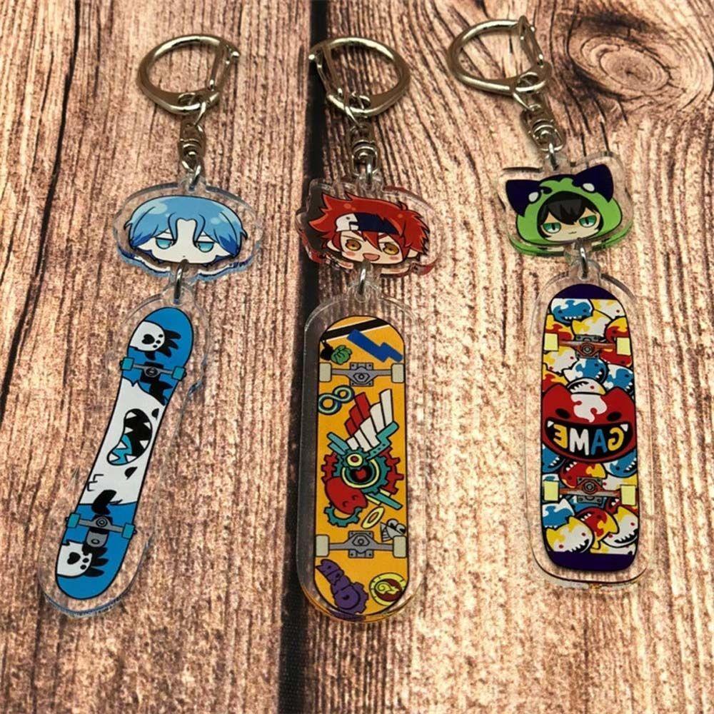 Móc Khóa Hai Mặt Bằng Acrylic Họa Tiết Hoạt Hình Anime Reki Kyan