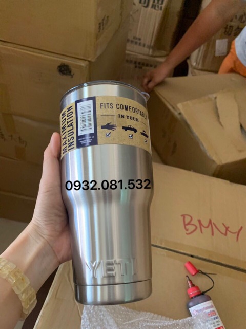 ❤️ Ly giữ nhiệt chữ nổi YETI hàng chuẩn giữ nhiệt tối ưu