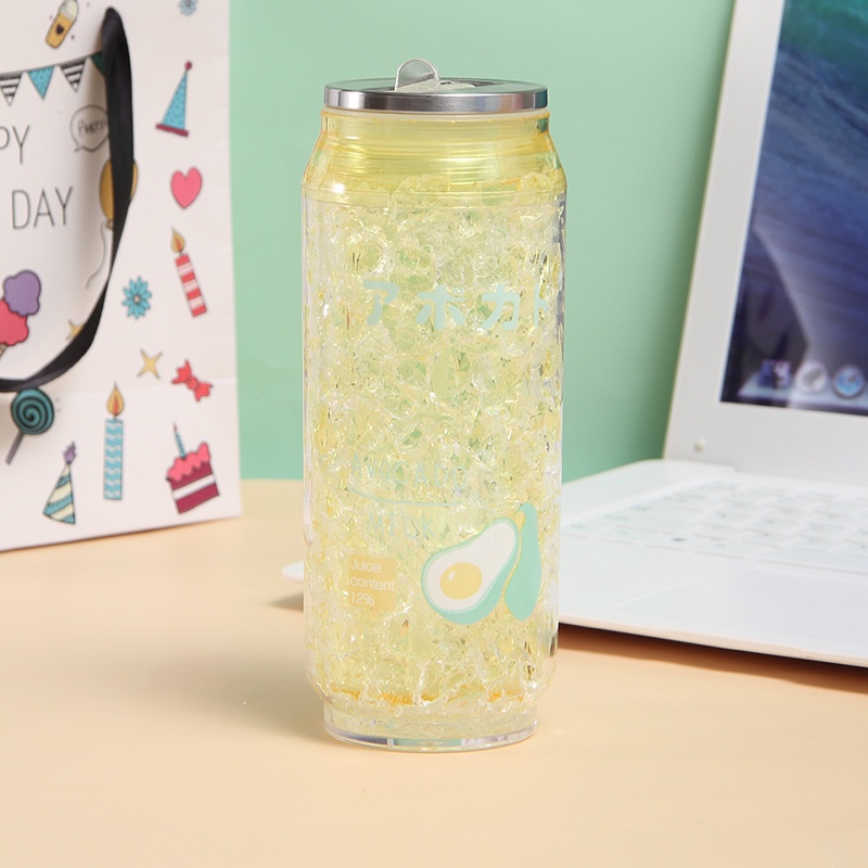 Cốc Lon đựng nước 450ml ly nước giữ nhiệt sáng tạo mới