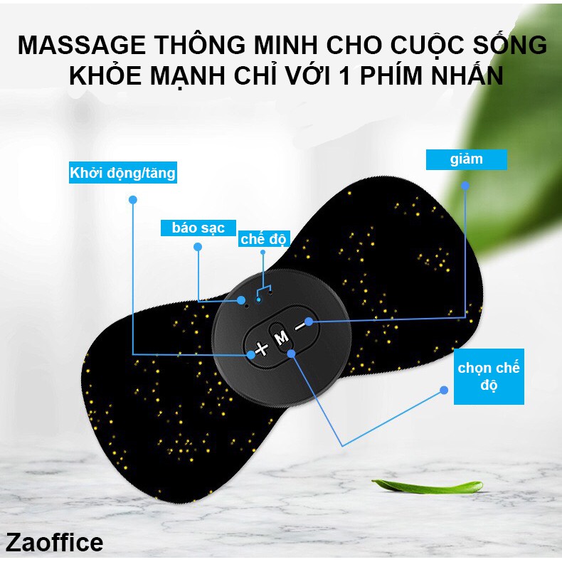Máy massage toàn thân công nghệ Nhật Bản, massage xung điện