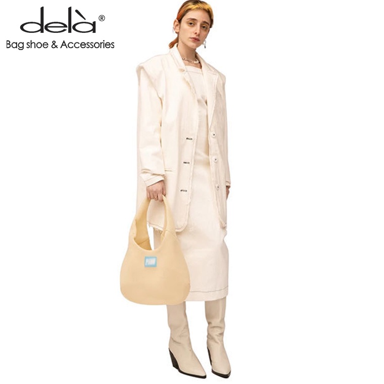 Dela Ins Túi Tote Lưới Thoáng Khí Đeo Cánh Tay Đi Mua Sắm Du Lịch Mùa Hè Đặc Biệt Cho Nữ